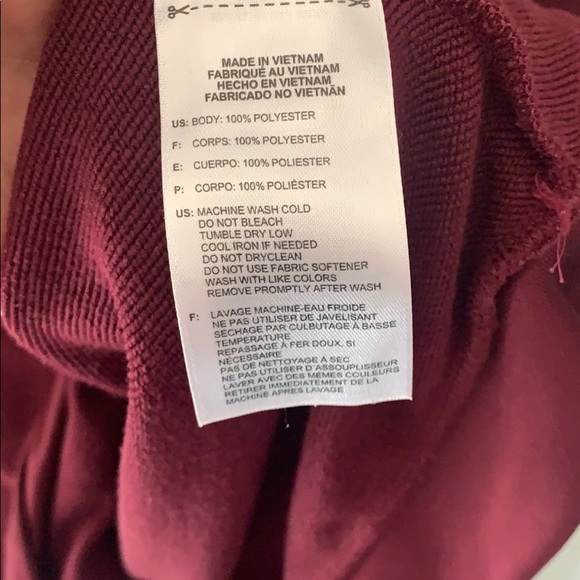 Adidas purple longsleeve quarter zip pullover L - Picture 6 of 6